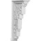 Ekena Millwork 2 1/8"W x 7 7/8"D x 12 1/8"H Genevieve Corbel COR12X02X07GE - alternate 1